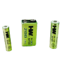 Batería recargable HW Ni-MH de 9 V, 200 mAh